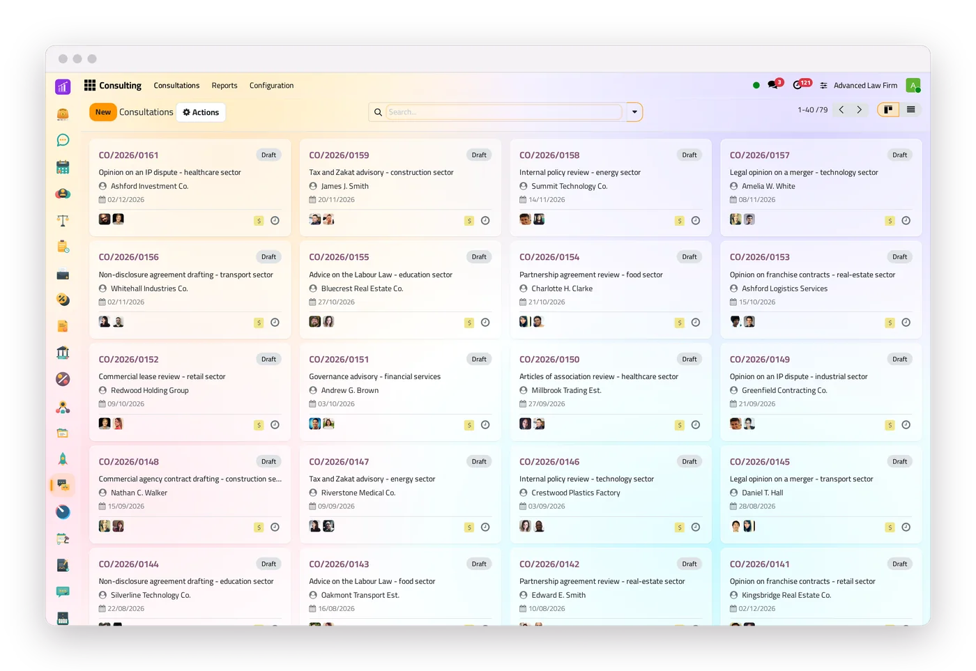 The consultations board of jaah law, grouped by state