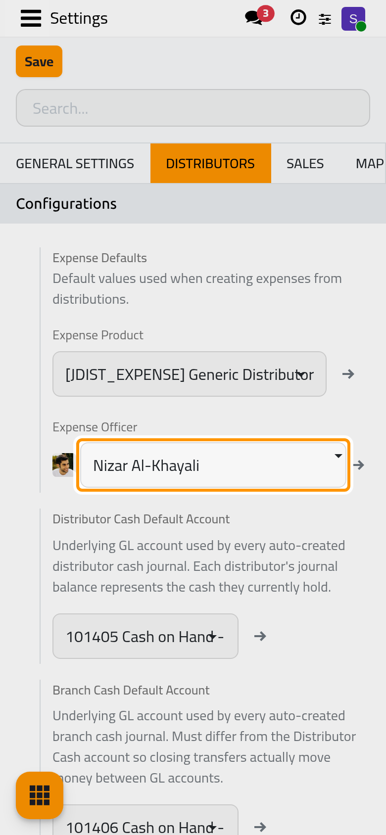 The expense defaults, with the product and the officer of new expenses.