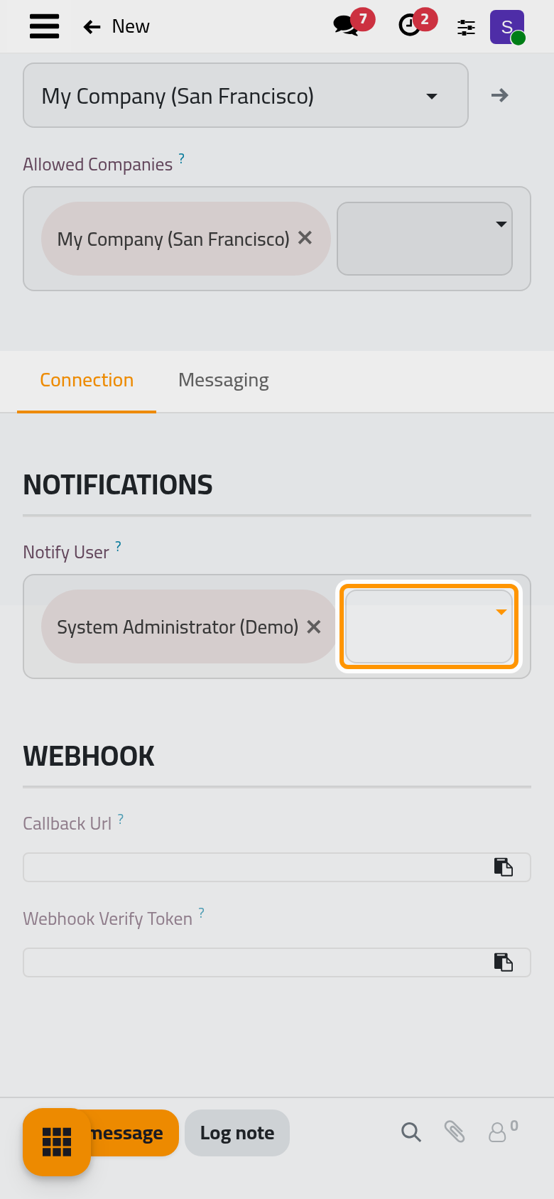 The users alerted about the line; the creator by default.